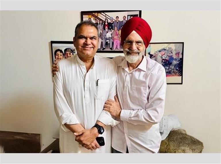 MP Sanjeev Arora former Pau VC Dr. KS meets Aulakh, emphasizes collaborative vision for the development of Ludhiana